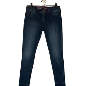 Standards & Practices Dark Blue Skinny Cotton Blend Denim Jeans Women Sz 27